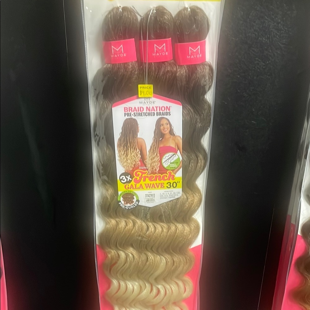 3x Fresh Gala Wave 30" Hair Extensions - Brown and Blonde